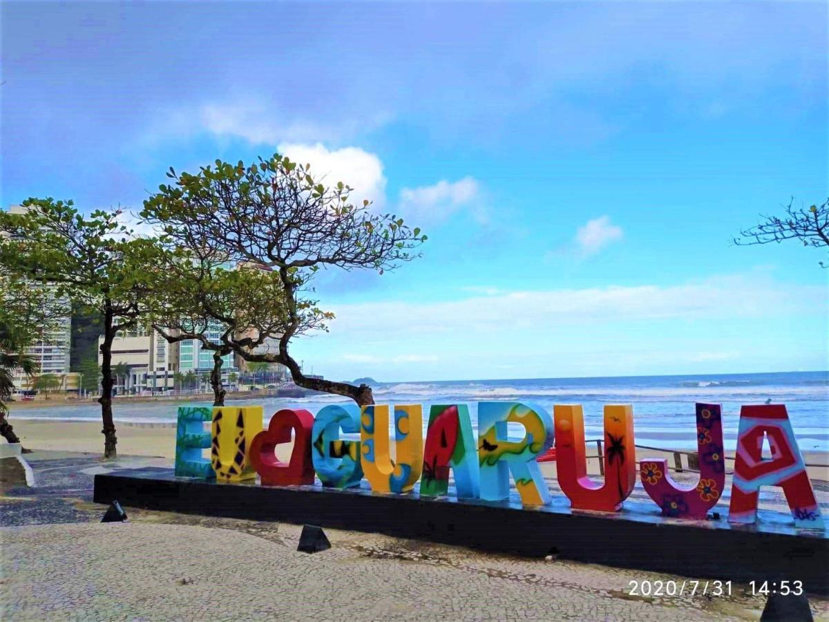 Apto Pitangueiras - 3 Quartos, 2 Vagas, 4 Banheiros, Cozinha Completa, 2 Minutos Da Praia Guaruja Luaran gambar