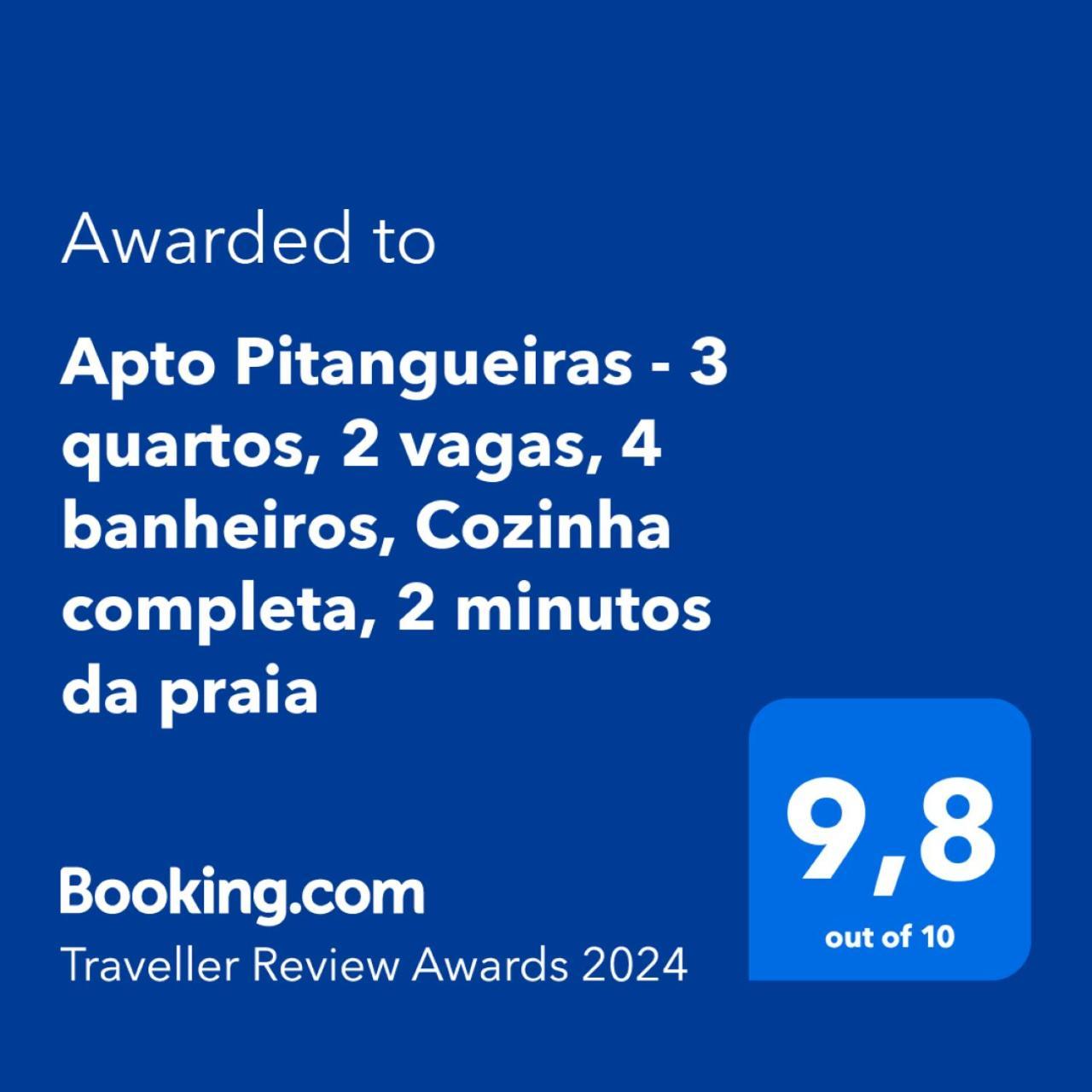 Apto Pitangueiras - 3 Quartos, 2 Vagas, 4 Banheiros, Cozinha Completa, 2 Minutos Da Praia Guaruja Luaran gambar